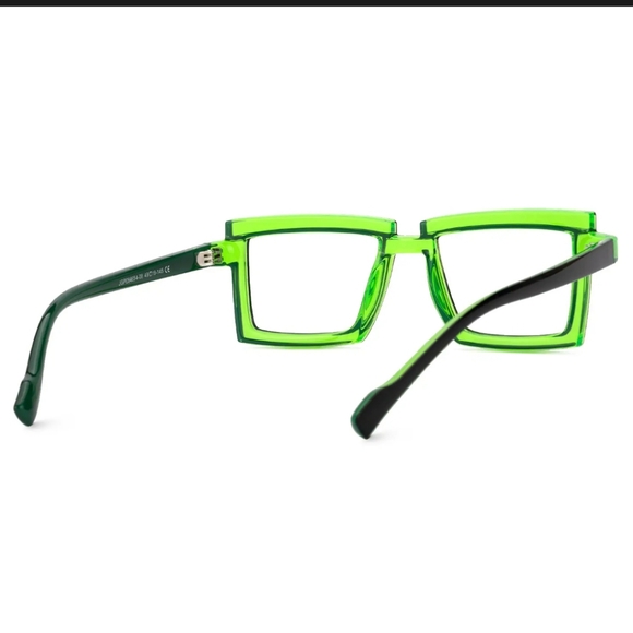 Anime Colorful‎ Full Rim Rectangular Acetic Spectacles - Picture 4 of 8